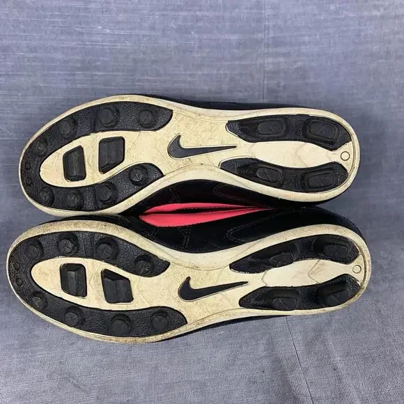 Nike Soccer Cleats Black Pink Youth Size 6Y 599072-006 - Picture 8 of 8